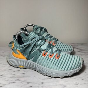 Women’s size 7.5 MERRELL Embark Lace Hiking Shoes J067274 Harbor Grey Blue